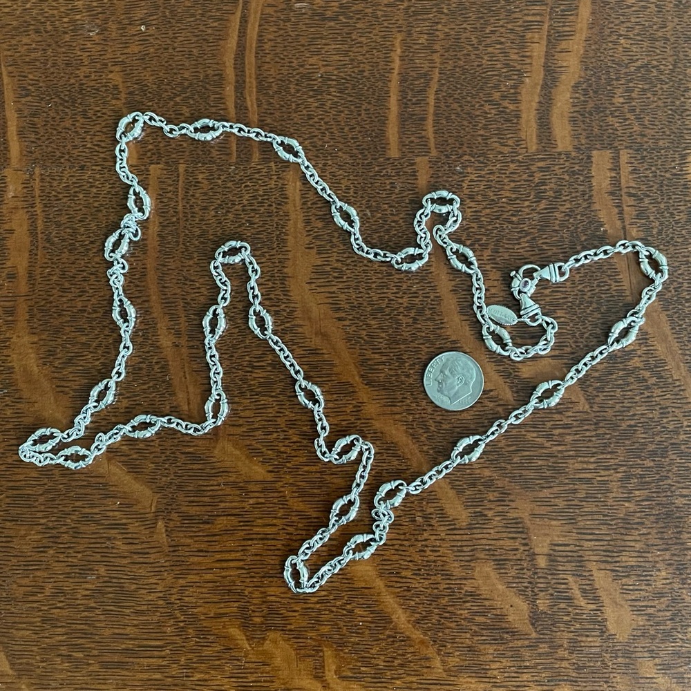 Scott Kay Bolo Link Sterling Silver Necklace - Picture 10 of 13